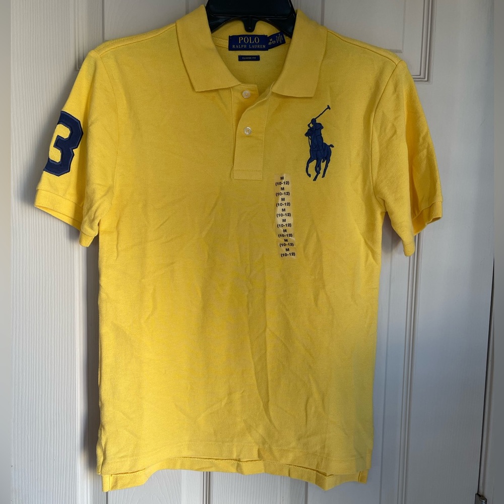 Yellow POLO Ralf Lauren size M (10-12)
